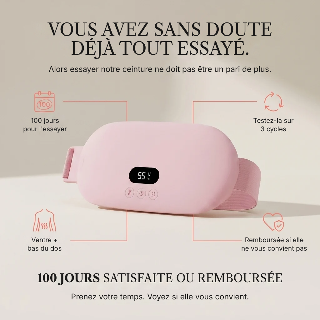 Mélune — Ceinture chauffante et massante