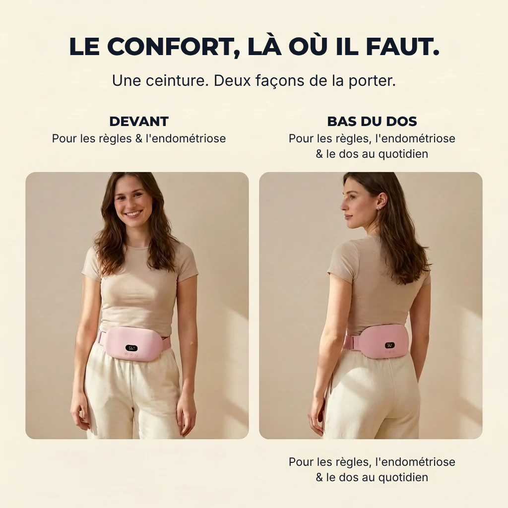 Mélune — Ceinture chauffante et massante