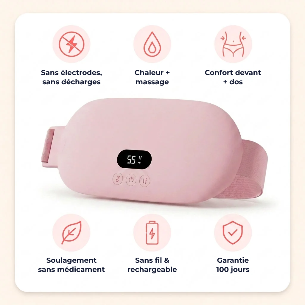 Mélune — Ceinture chauffante et massante