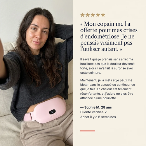 Mélune — Ceinture chauffante et massante